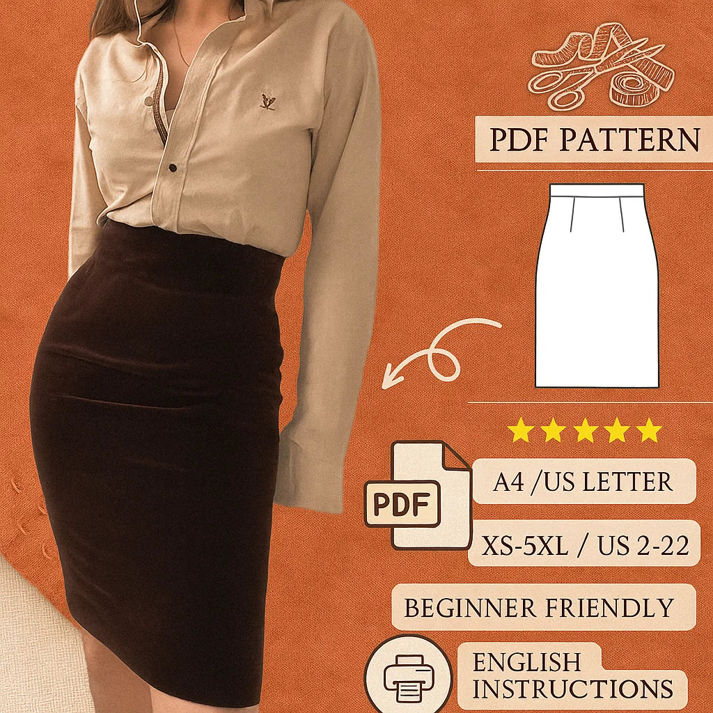 Pencil Skirt Sewing Pattern