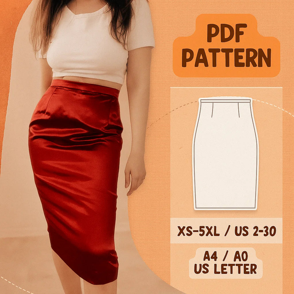 Formal Pencil Skirt Sewing Pattern