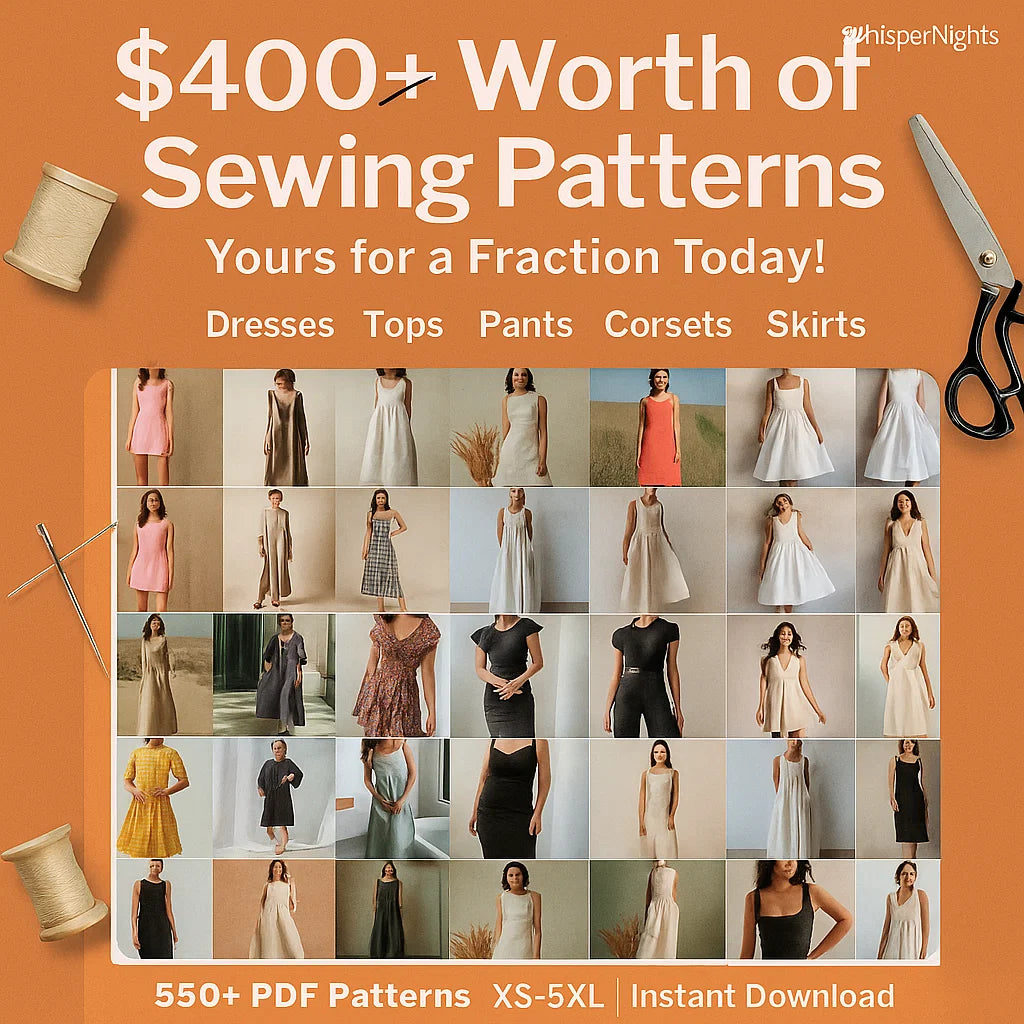 550+ Sewing Patterns Mega Bundle