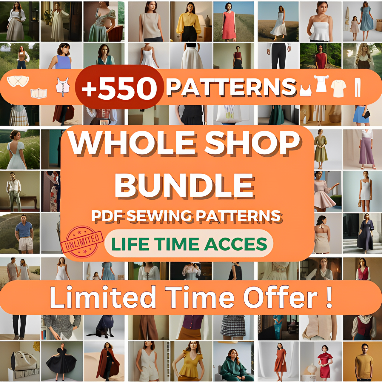 Whole Store Sewing Pattern Bundle
