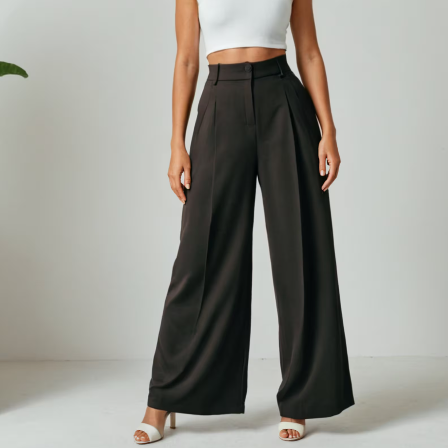 High-Waisted Wide-Leg Pants Sewing Pattern