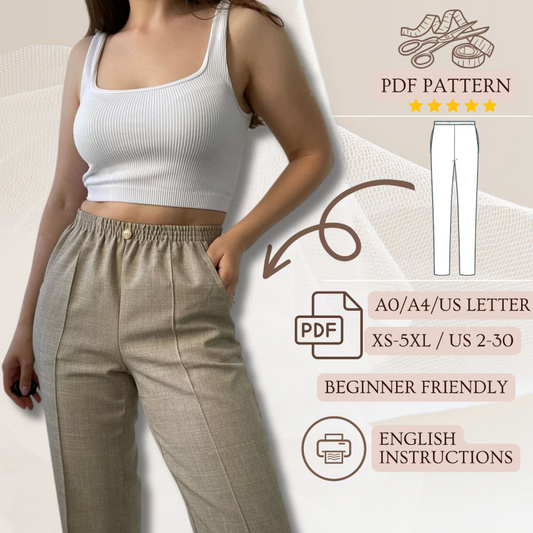 Elastic Waist Sewing Pattern
