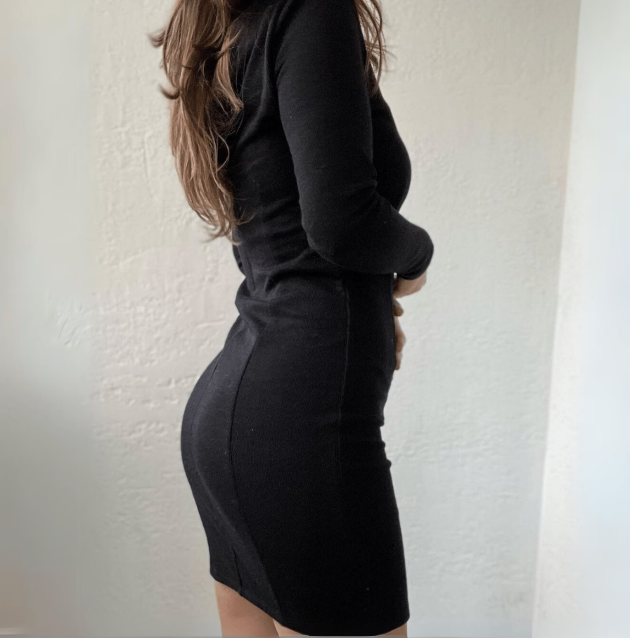 Long Sleeve Bodycon Dress PDF Sewing Pattern