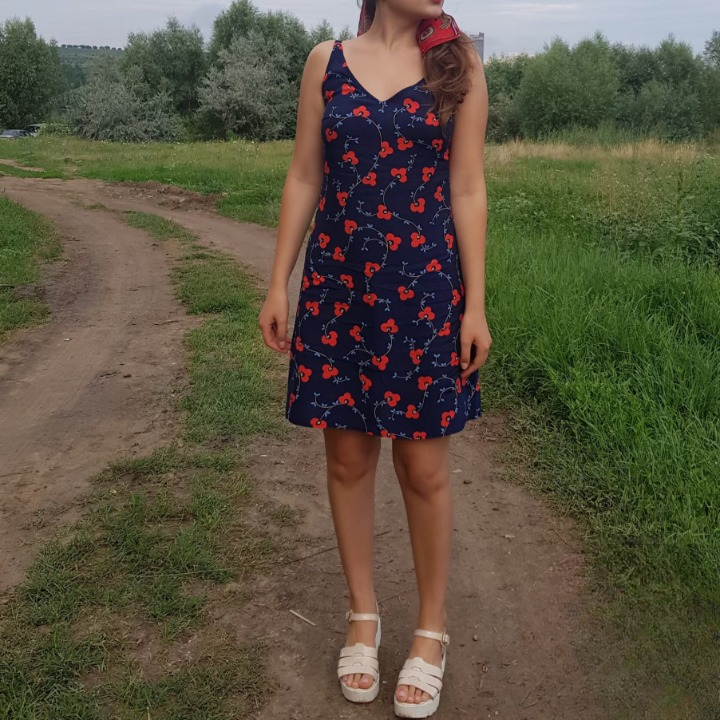 V-Neck Sleeveless Bodycon Dress Sewing Pattern