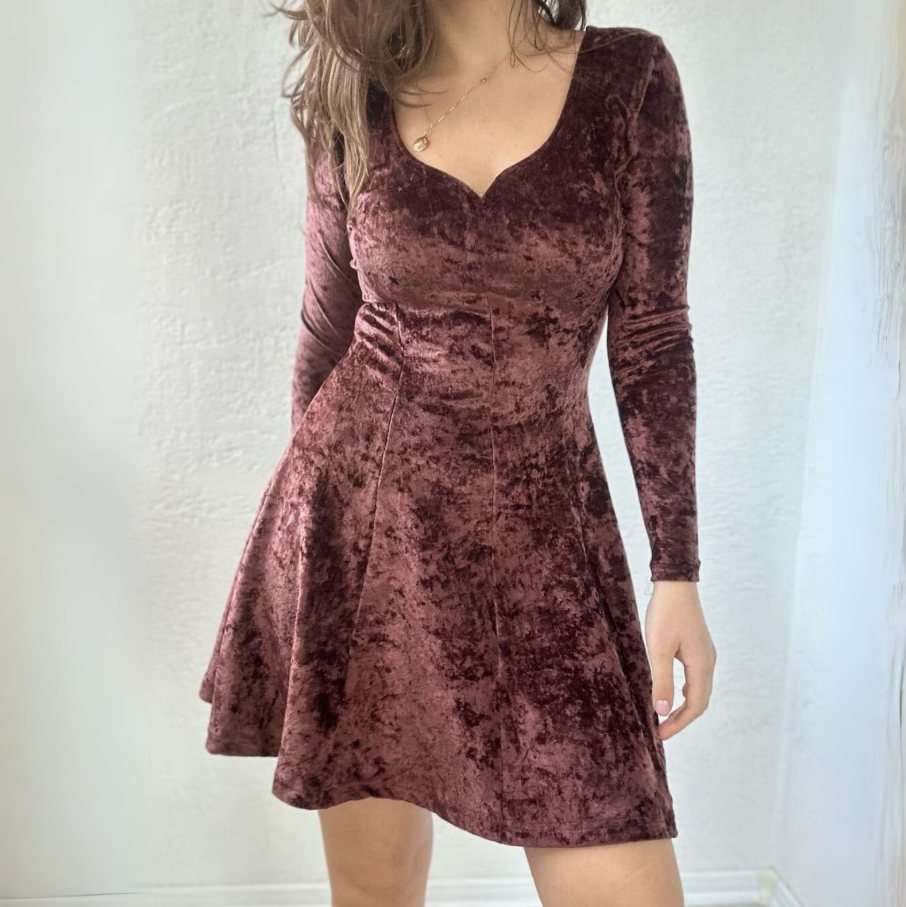Sweetheart Neckline Flared Dress – PDF Sewing Pattern