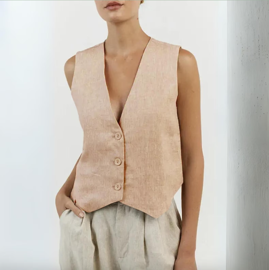 Minimalist V-Neck Vest Sewing Pattern
