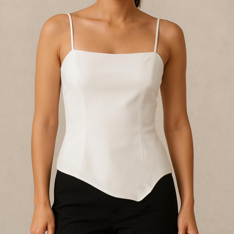 Asymmetrical Strap Tank Top Sewing Pattern