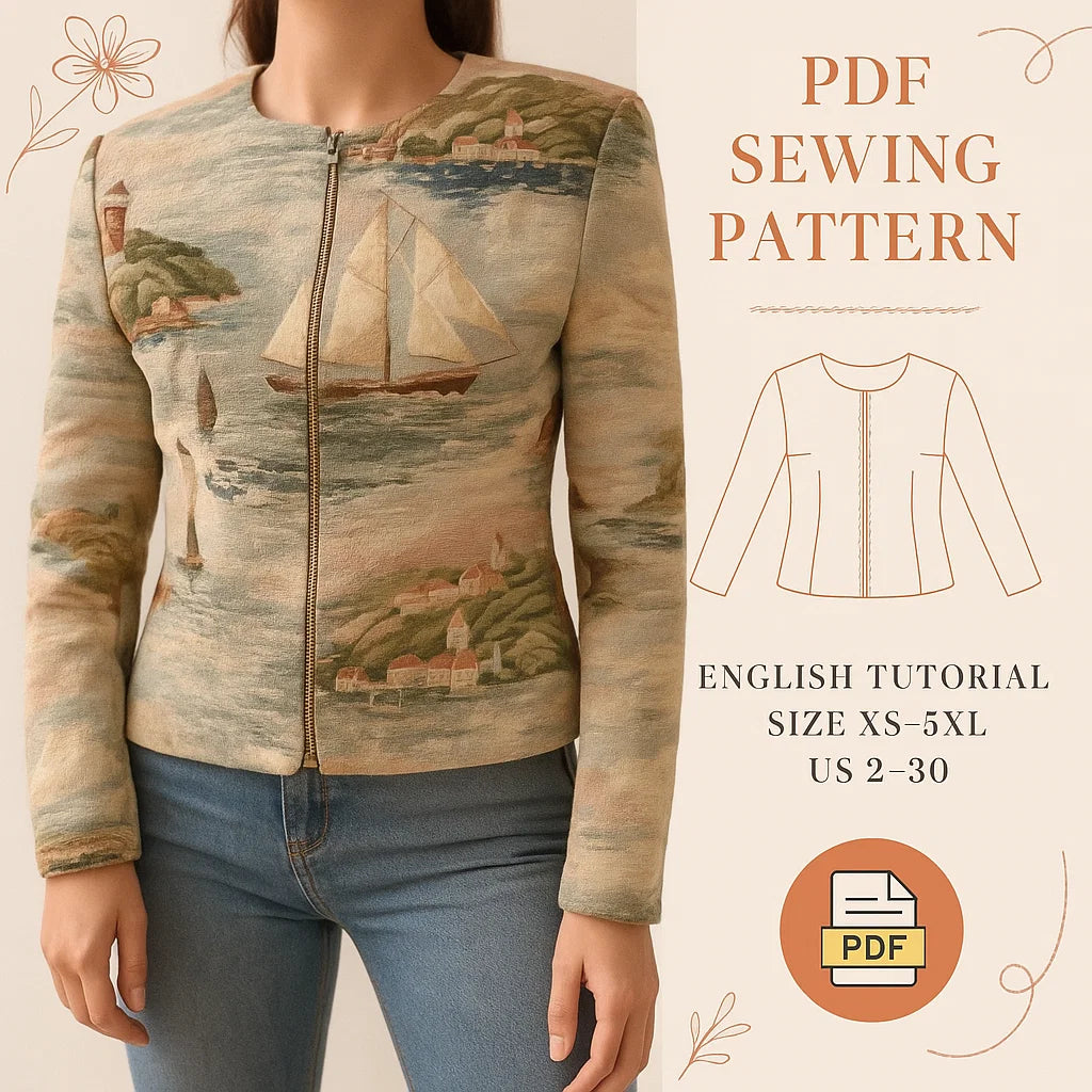 Zipper & Tapestry Jacket Sewing Patterns