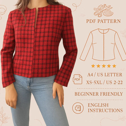 Zipper & Tapestry Jacket Sewing Patterns
