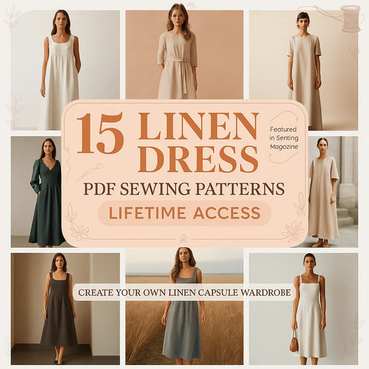 Linen Sewing Pattern Bundle