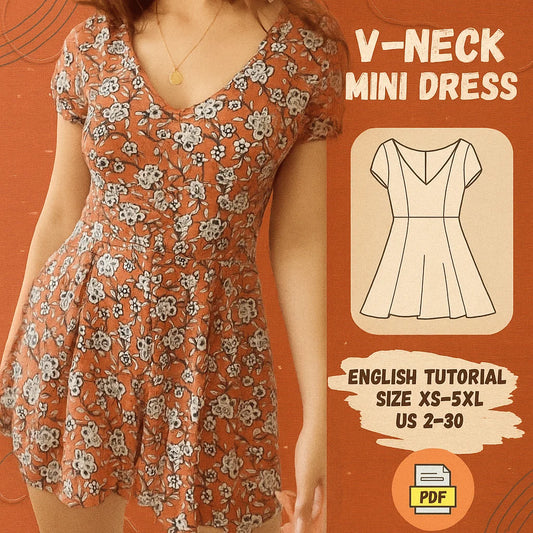 Summer Breeze Mini Dress Sewing Pattern