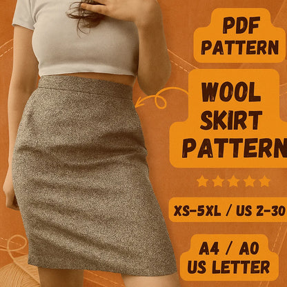 Wool Skirt Sewing Pattern