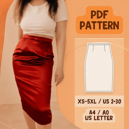 Formal Pencil Skirt Sewing Pattern