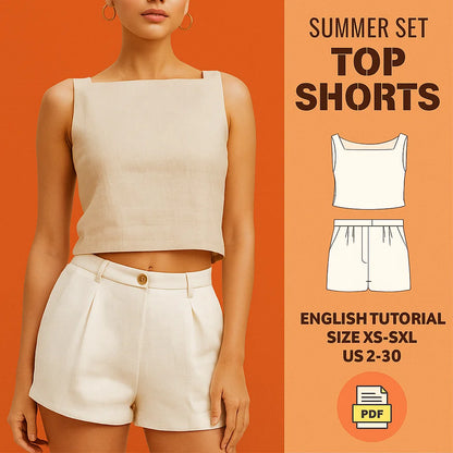 Linen Summer Set Sewing Pattern