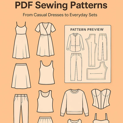 550+ Sewing Patterns Mega Bundle