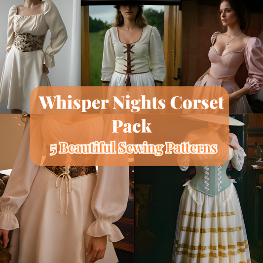 Whisper Nights Corset Bundle– 5 Beautiful Patterns