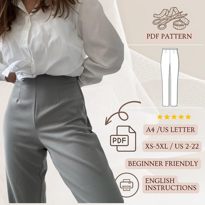 Cigarette Pants Pattern
