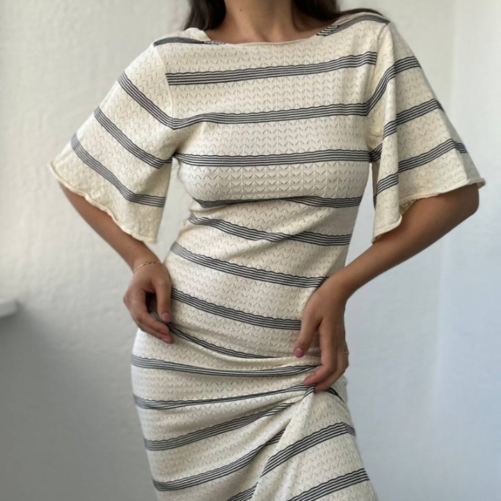 Boho Bell Sleeve Maternity Dress PDF Sewing Pattern