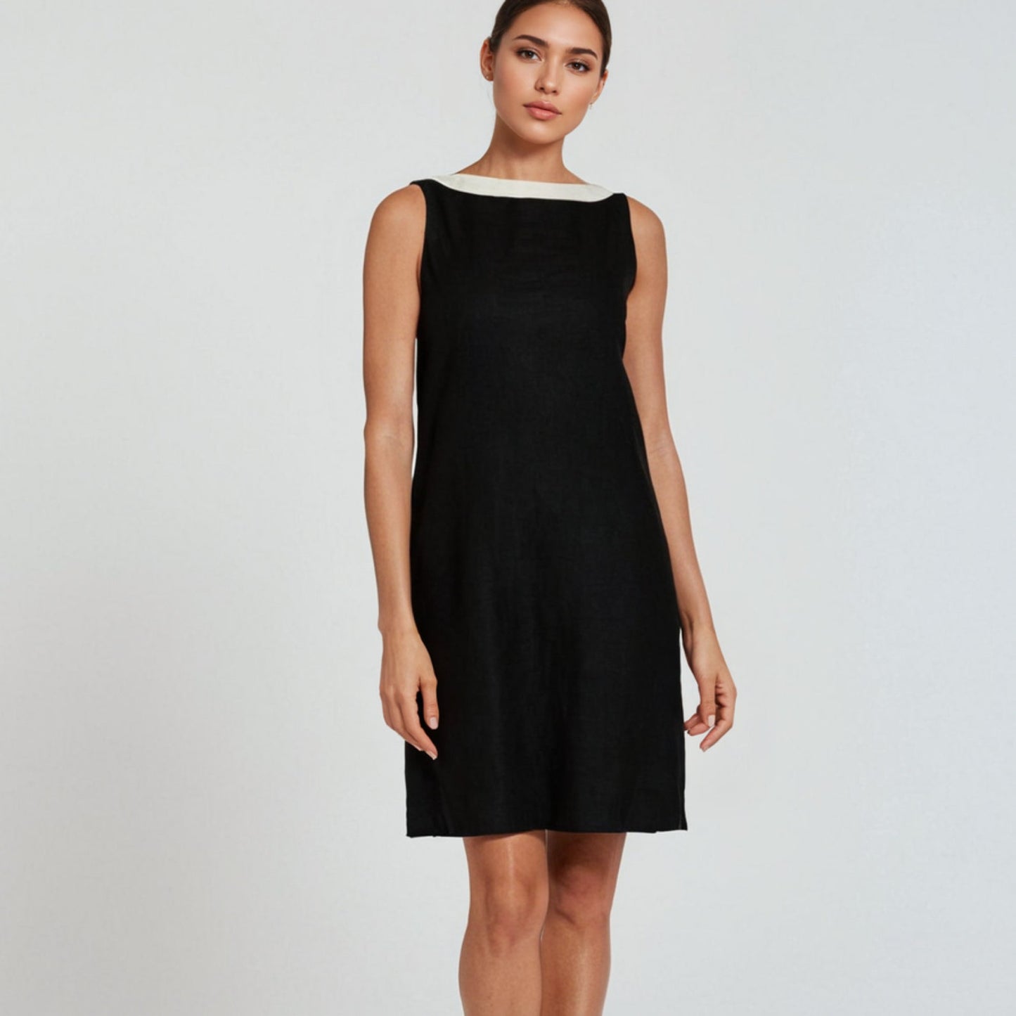 Simple A-Line Boat Neck Dress PDF Sewing Pattern