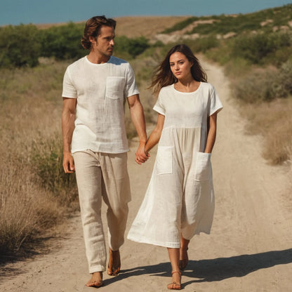Couple’s Linen Outfit PDF Sewing Pattern