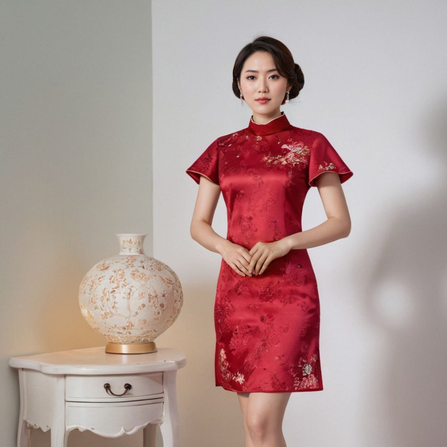 Modern Cheongsam (Qipao) Dress PDF Sewing Pattern