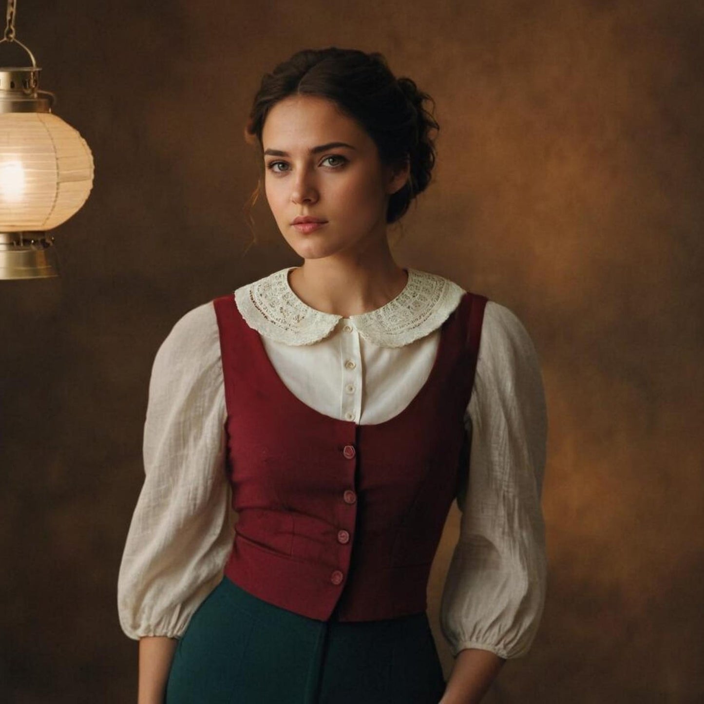 Vintage Blouse & Vest Sewing Pattern