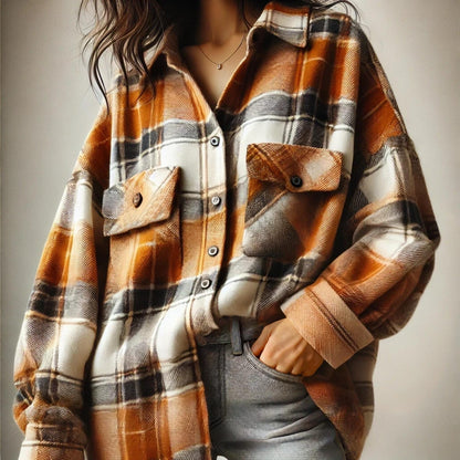 Oversized Plaid Shacket PDF Sewing Pattern