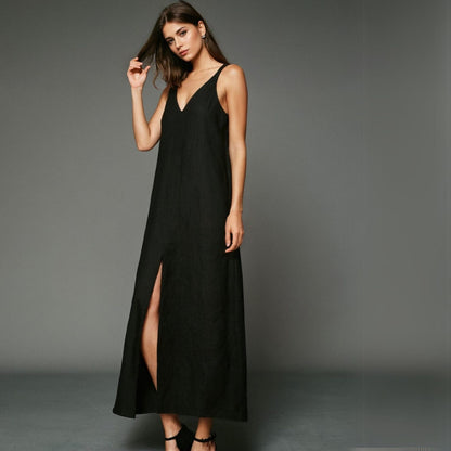 V-Neck Sleeveless Midi Dress Sewing Pattern