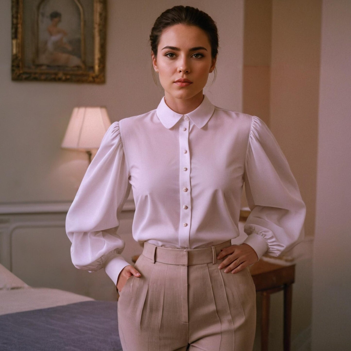 Bishop Sleeve Blouse Sewing Pattern