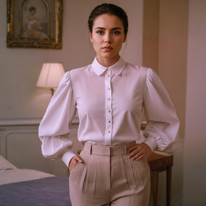 Bishop Sleeve Blouse Sewing Pattern