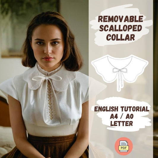 Scalloped Detachable Collar Pattern