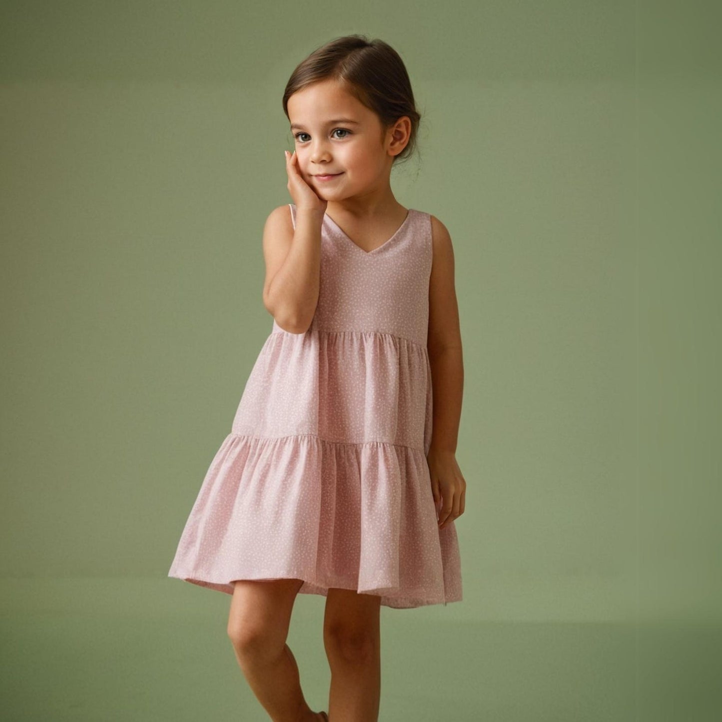 Tiered Girl's Dress PDF Sewing Pattern