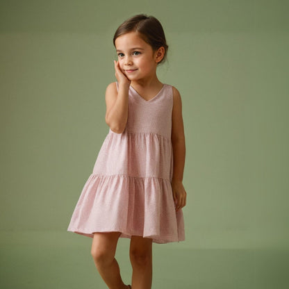 Tiered Girl's Dress PDF Sewing Pattern