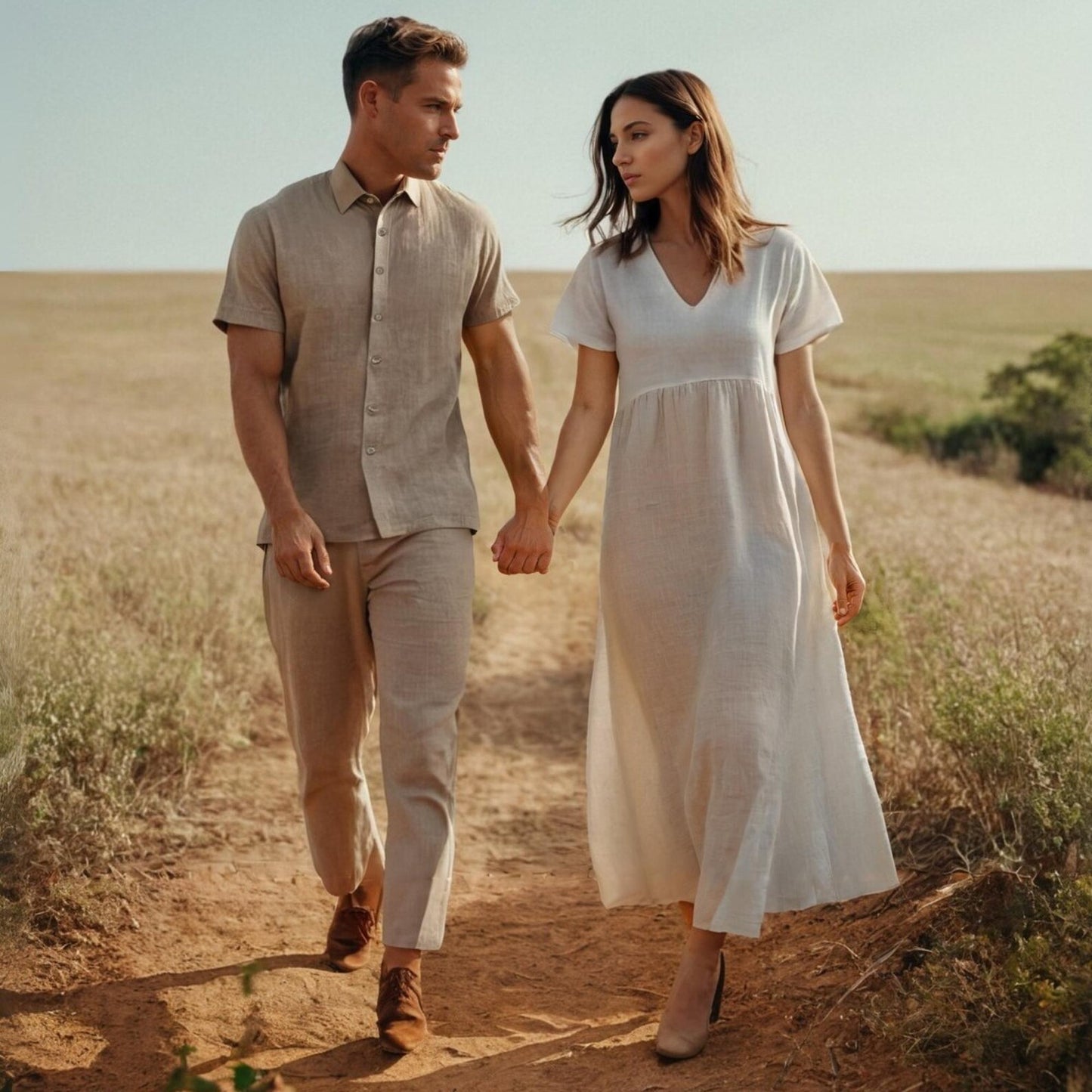 Linen Dress and Shirt Pants Sewing Patterns