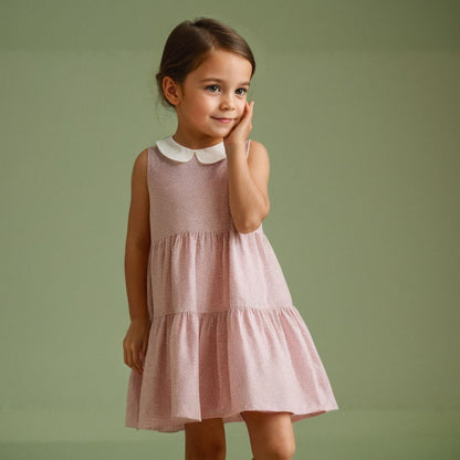 Tiered Girl's Dress Sewing Pattern
