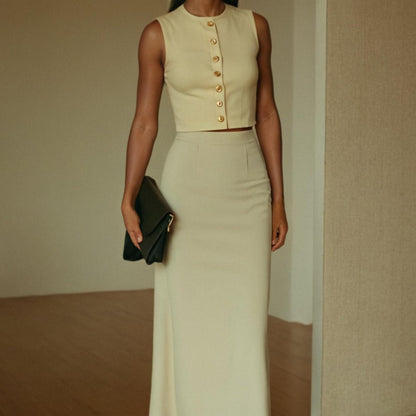 Crop Top & Maxi Skirt Sewing Pattern