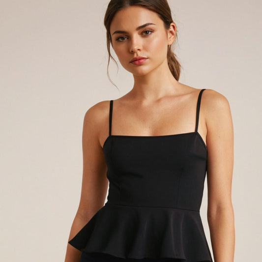 Peplum Crop Top PDF Sewing Pattern