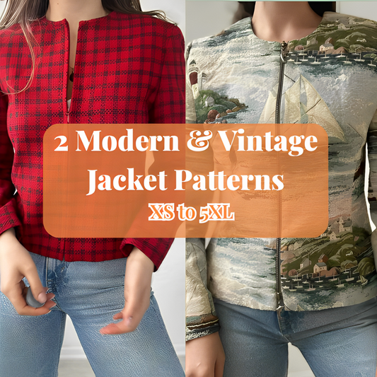 Zipper & Tapestry Jacket Sewing Patterns